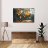 antique world map cam tablo